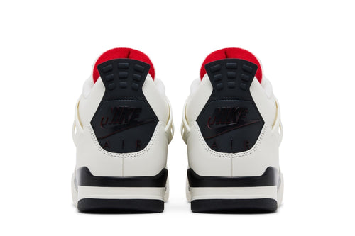Air Jordan 4 Retro Flight Club Sail Black University Red