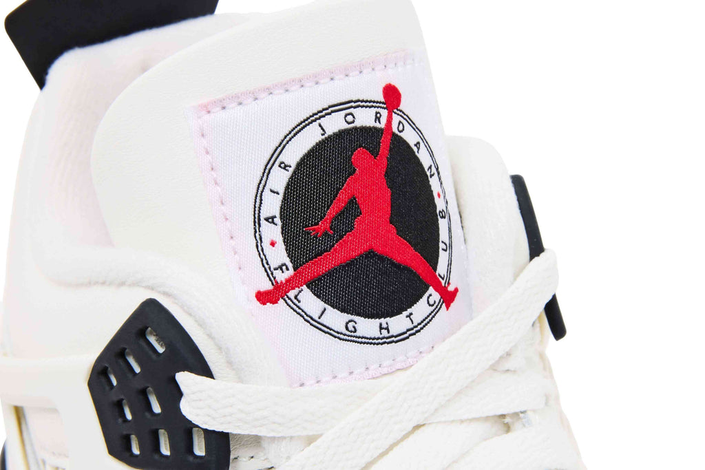 Air Jordan 4 Retro Flight Club Sail Black University Red