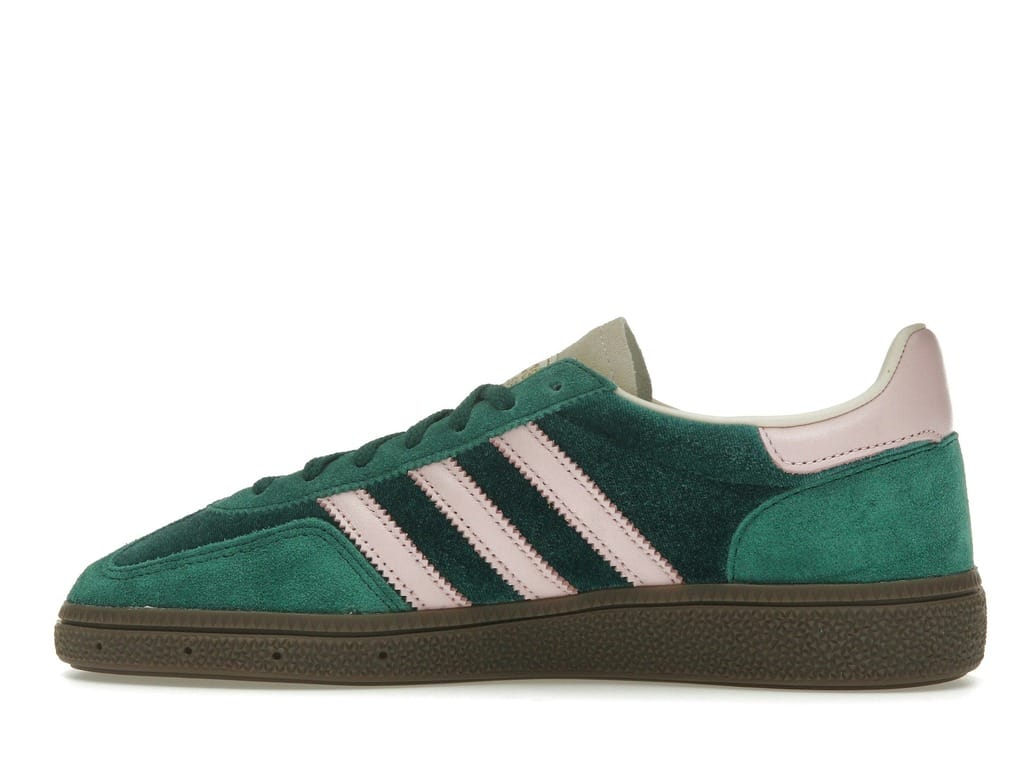 Adidas Handball Spezial Green Pink Velvet Women’s Sneakers JI2648