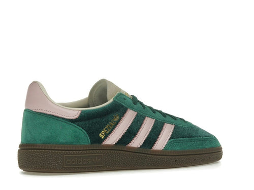 Adidas Handball Spezial Green Pink Velvet Women’s Sneakers JI2648