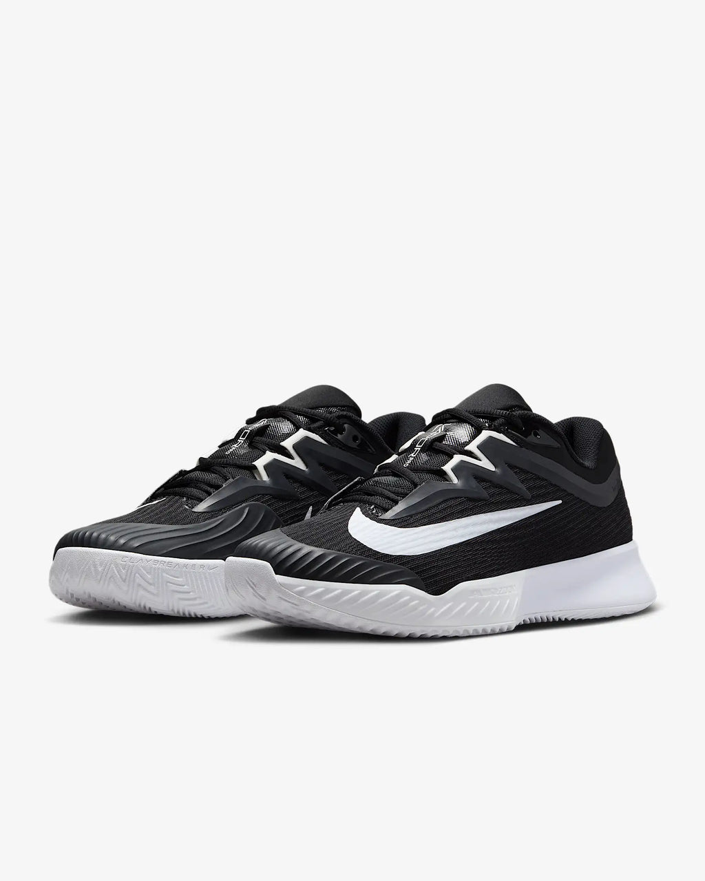 Nike Men's Vapor Pro 3 Clay Court Tennis Shoes in Black/White