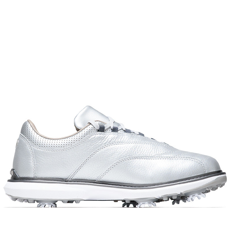 Metalwood Studio x Adidas MC70 Golf Shoes - Silver Metallic/Iron Metallic