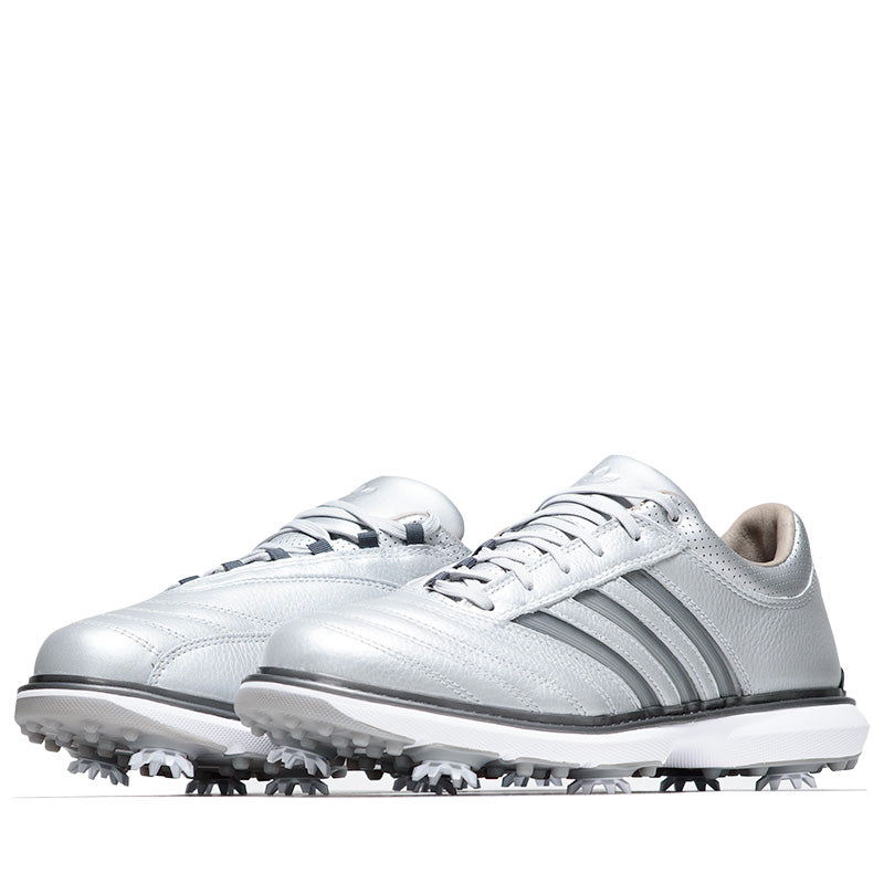 Metalwood Studio x Adidas MC70 Golf Shoes - Silver Metallic/Iron Metallic