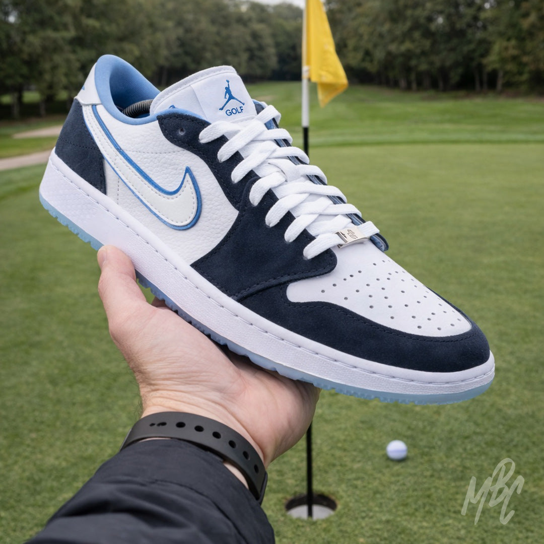 Navy Suede - Jordan 1 Low Golf Custom