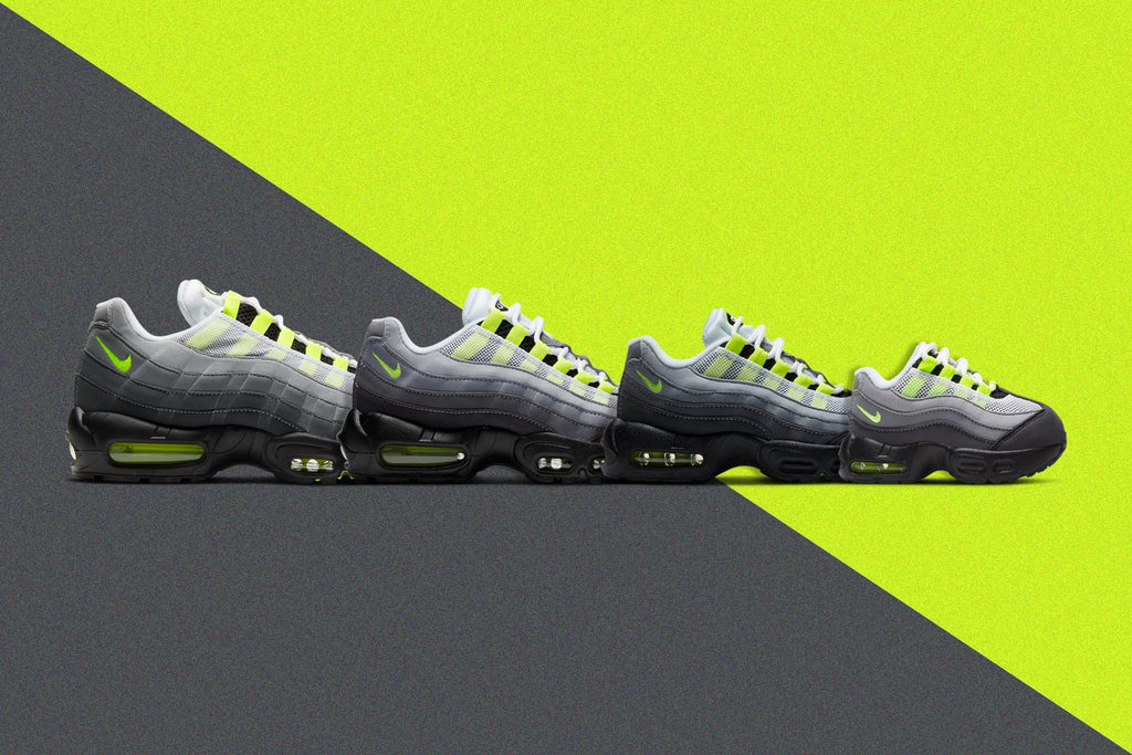 Air Max 95 OG (GS) - Black/Neon Yellow