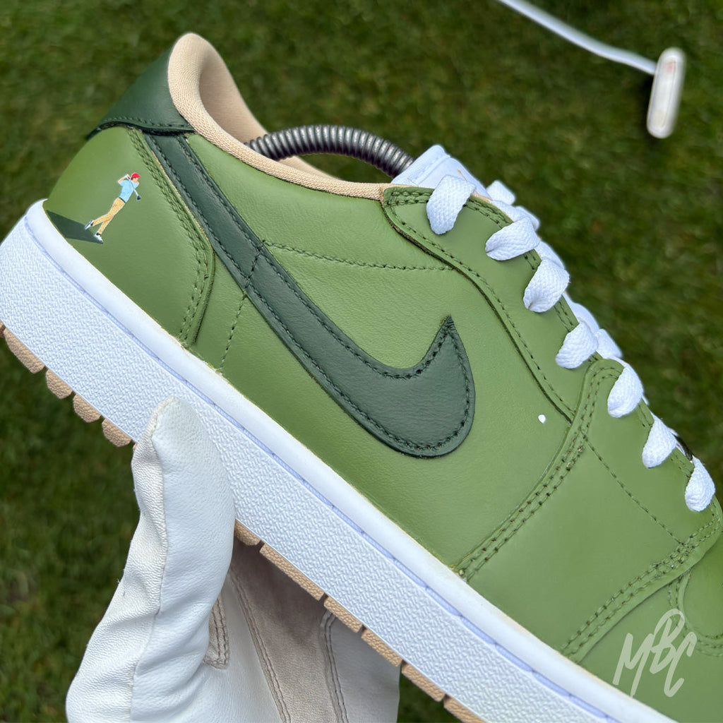 Off The Tee - Jordan 1 Low Golf Custom