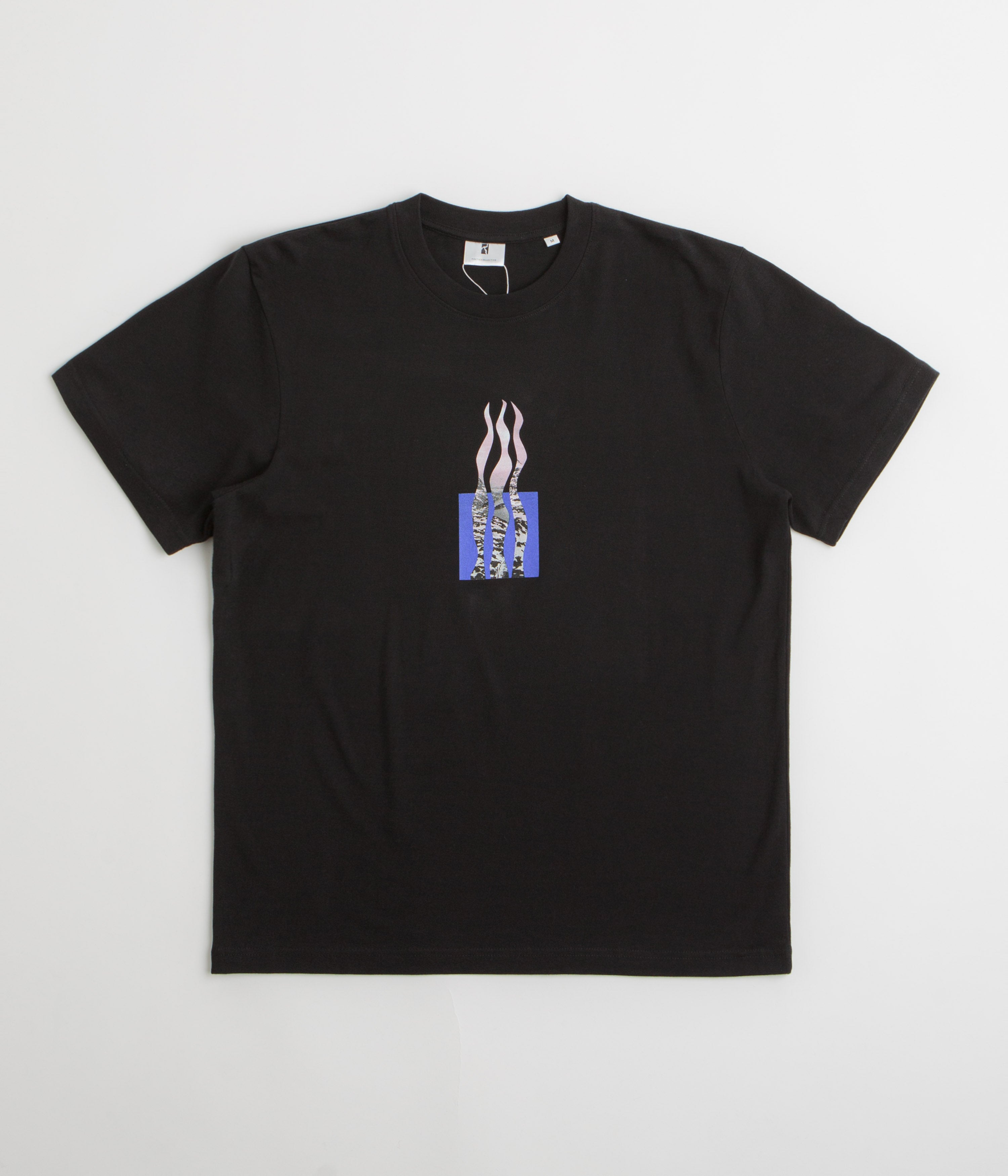 Poetic Collective Flames T-Shirt - Black