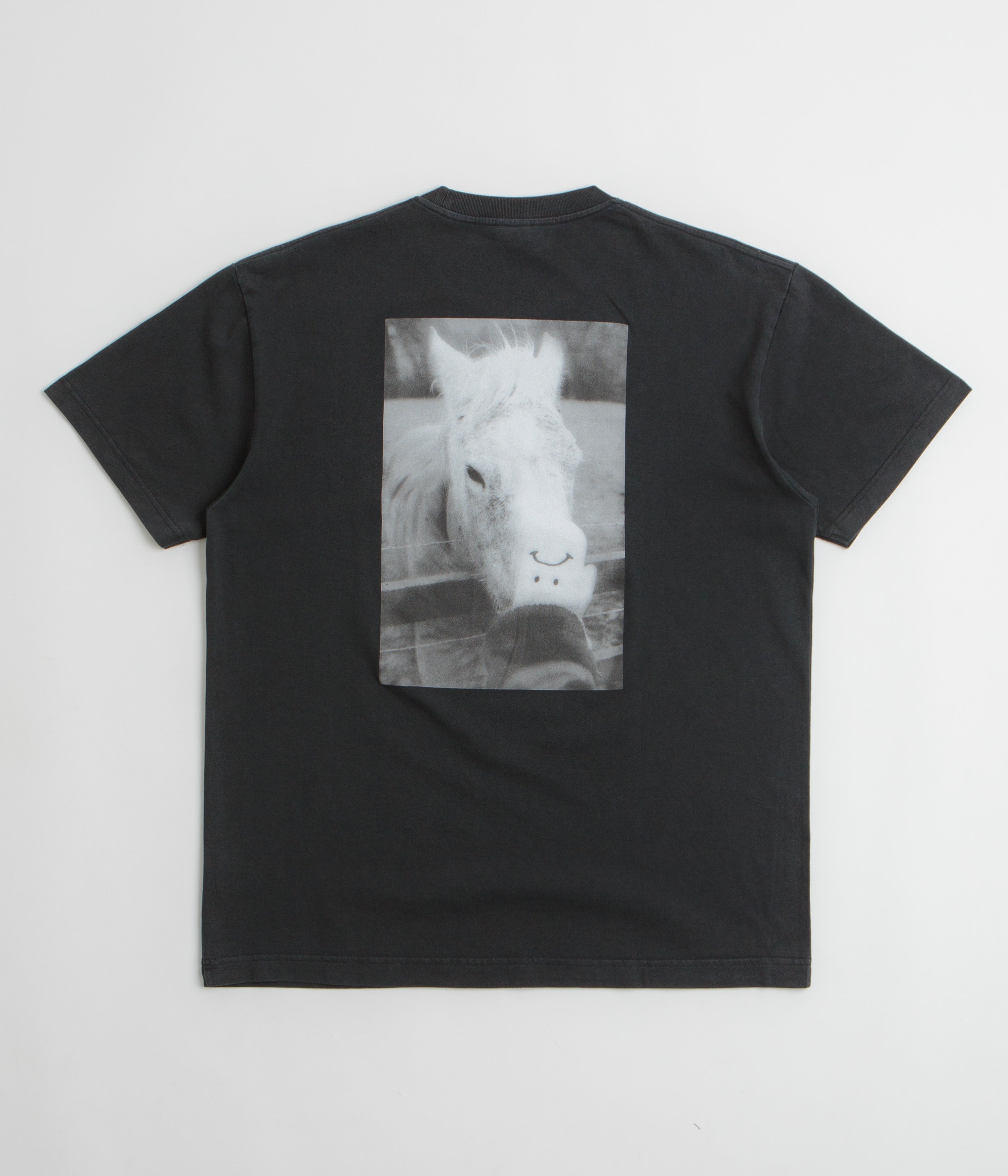 Polar Horse Hand T-Shirt - Silver Black