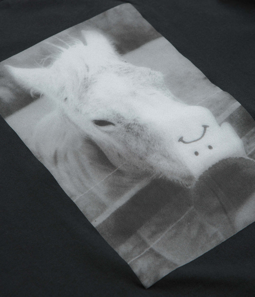 Polar Horse Hand T-Shirt - Silver Black