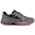 Saucony Women's Excursion TR16 Running Shoes in Charcoal/Rose (Wide)