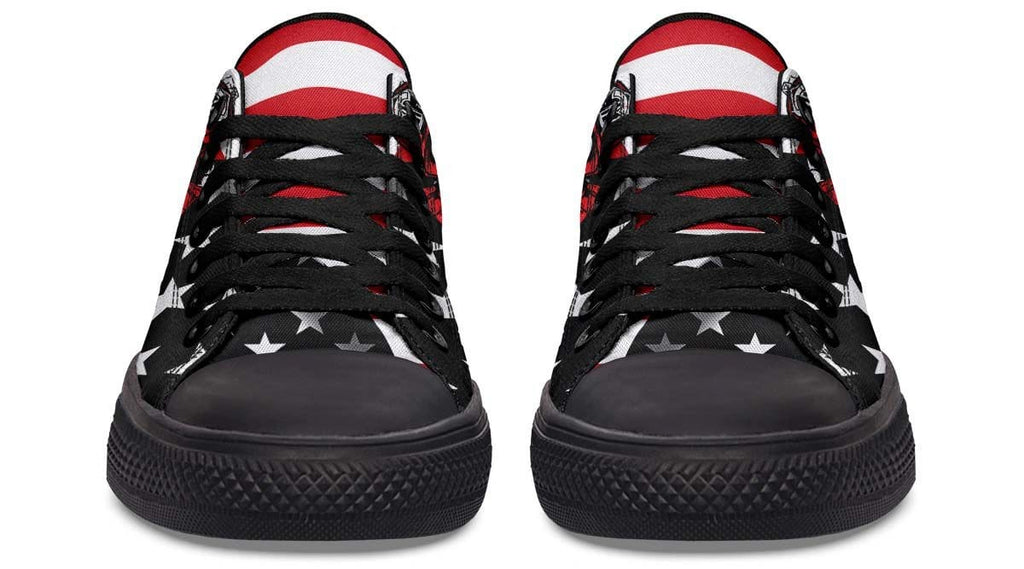 Firefighter Black Lowtop Sneaker