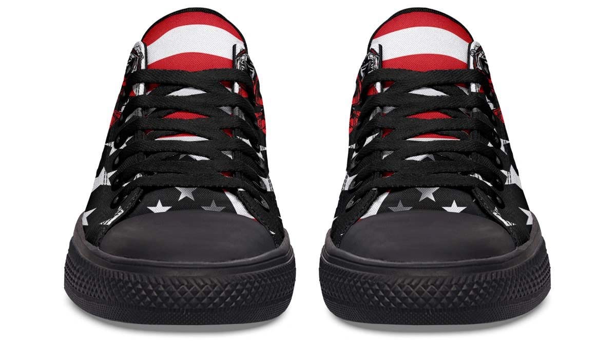 Firefighter Black Lowtop Sneaker