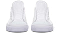 Black Skull in White Lowtop Sneaker