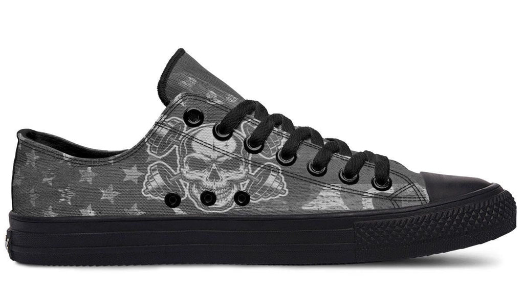 Cross Bumbbell Skull Lowtop Sneaker