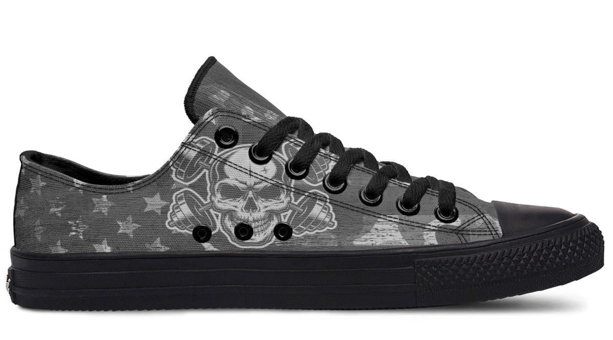 Cross Bumbbell Skull Lowtop Sneaker