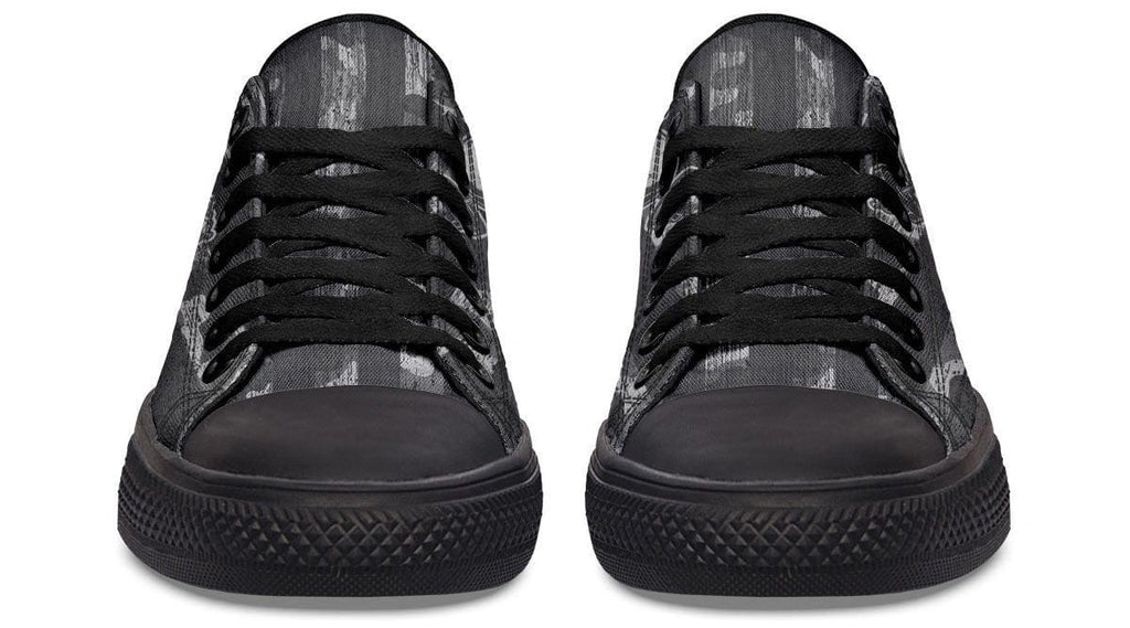 Cross Bumbbell Skull Lowtop Sneaker