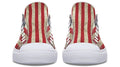 American Skull White Lowtop Sneaker