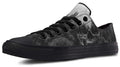 Dead Forest Pattern Black Lowtop Sneaker