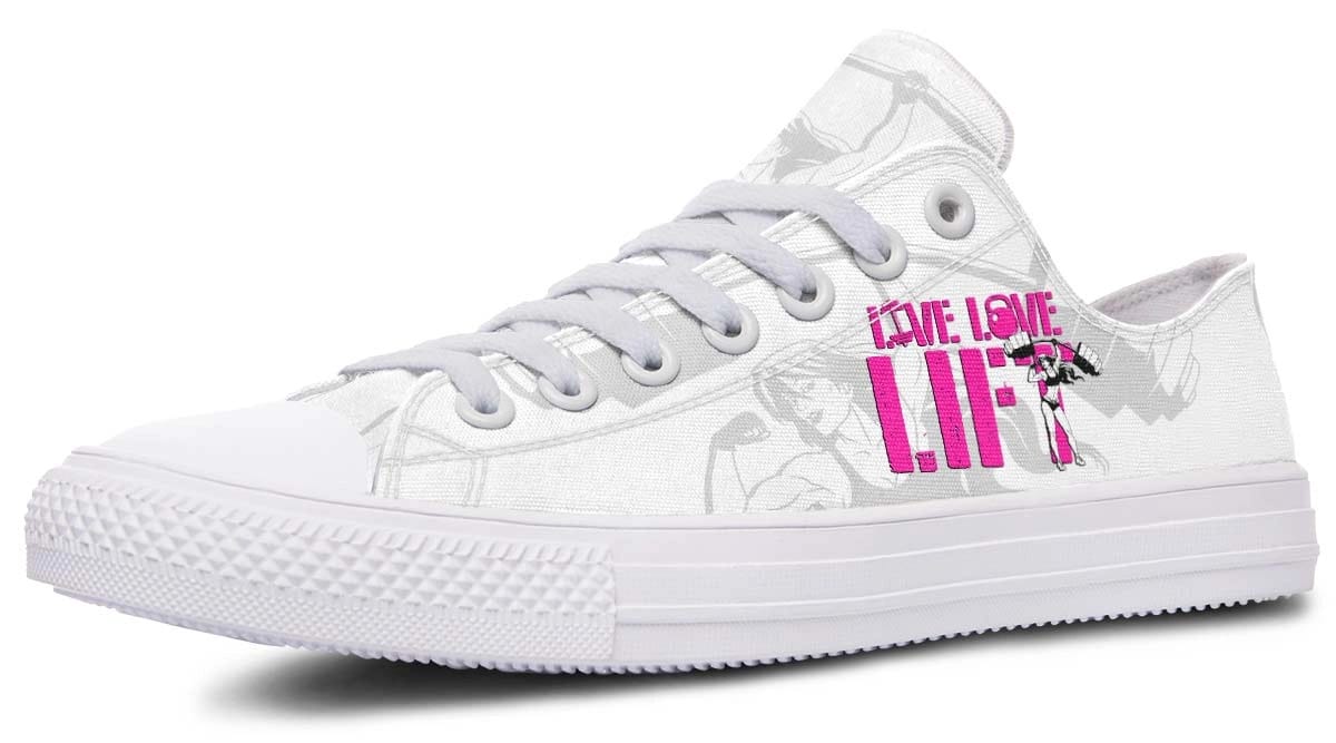 Live Love Lift White Lowtop Sneaker