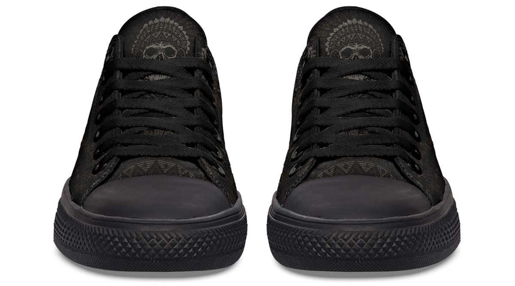 American Native Skull Art Lowtop Sneaker