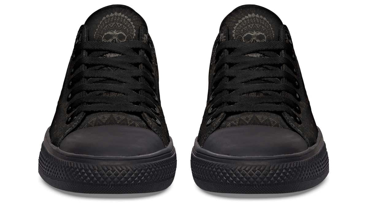 American Native Skull Art Lowtop Sneaker