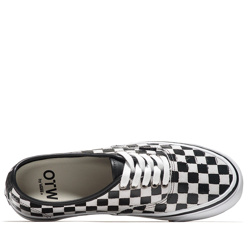 Vans Authentic 44 Vibram - Leather Check Black/White