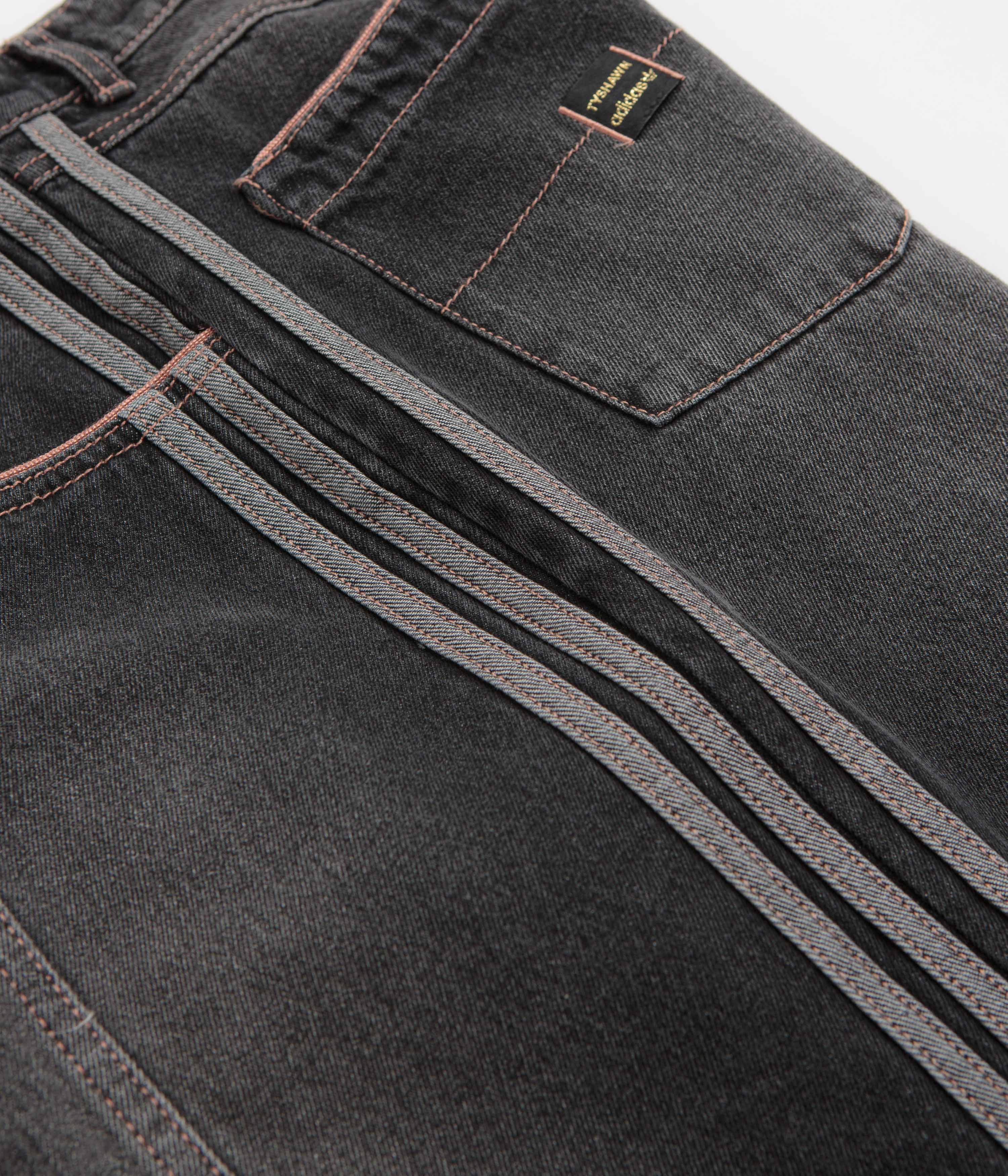 Adidas Tyshawn Denim Shorts - Black