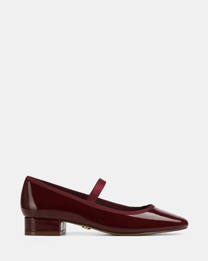 Alannah Berry Crinkle Patent Leather Mary Jane