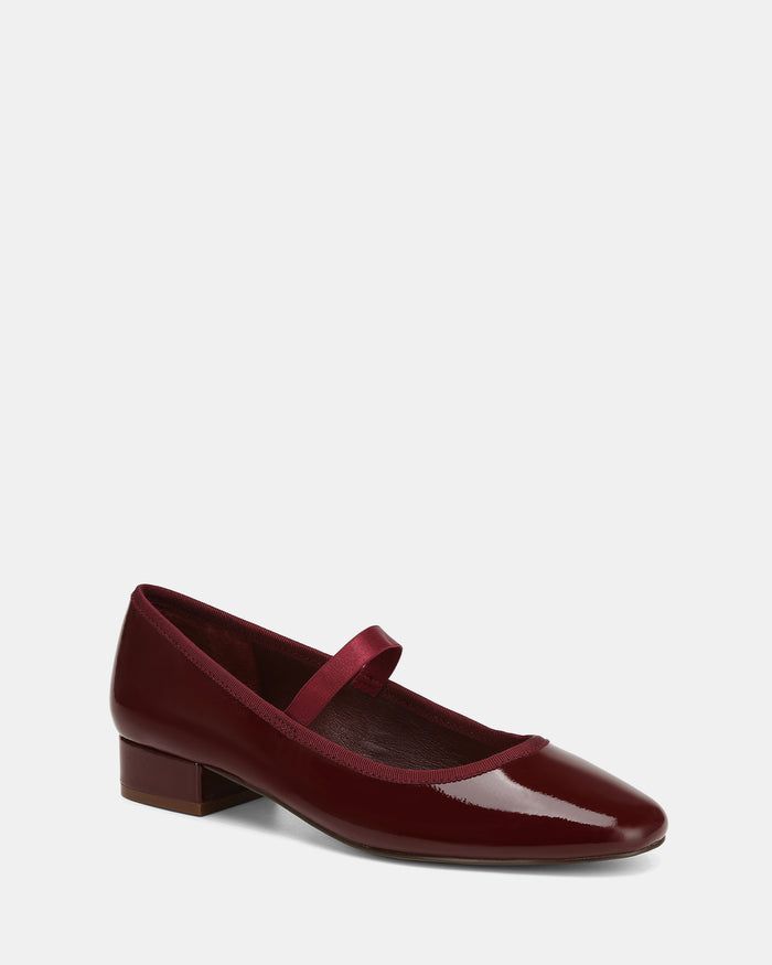 Alannah Berry Crinkle Patent Leather Mary Jane
