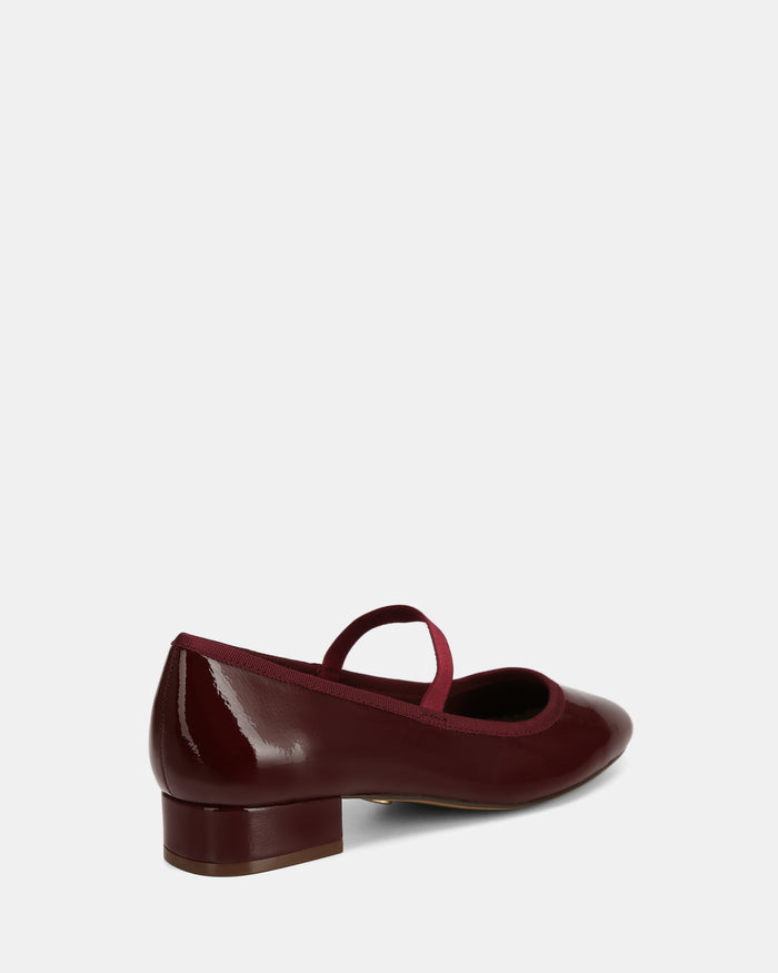 Alannah Berry Crinkle Patent Leather Mary Jane