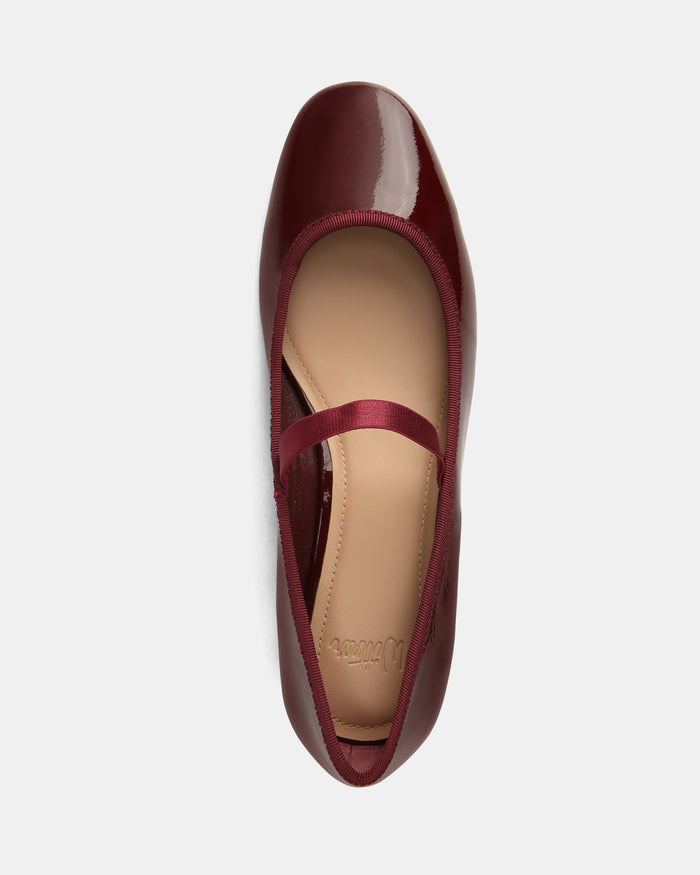 Alannah Berry Crinkle Patent Leather Mary Jane