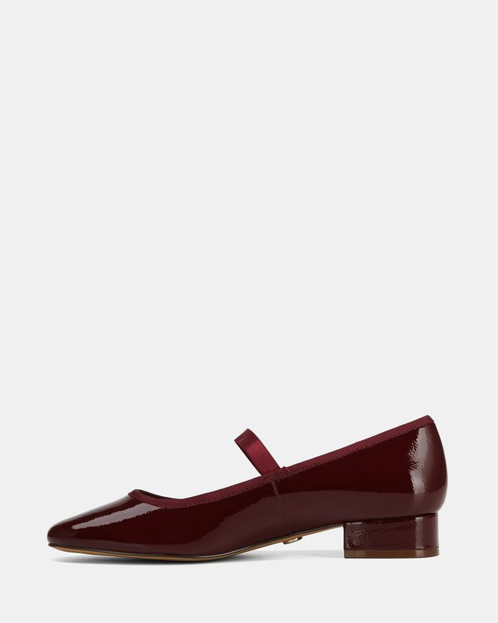 Alannah Berry Crinkle Patent Leather Mary Jane