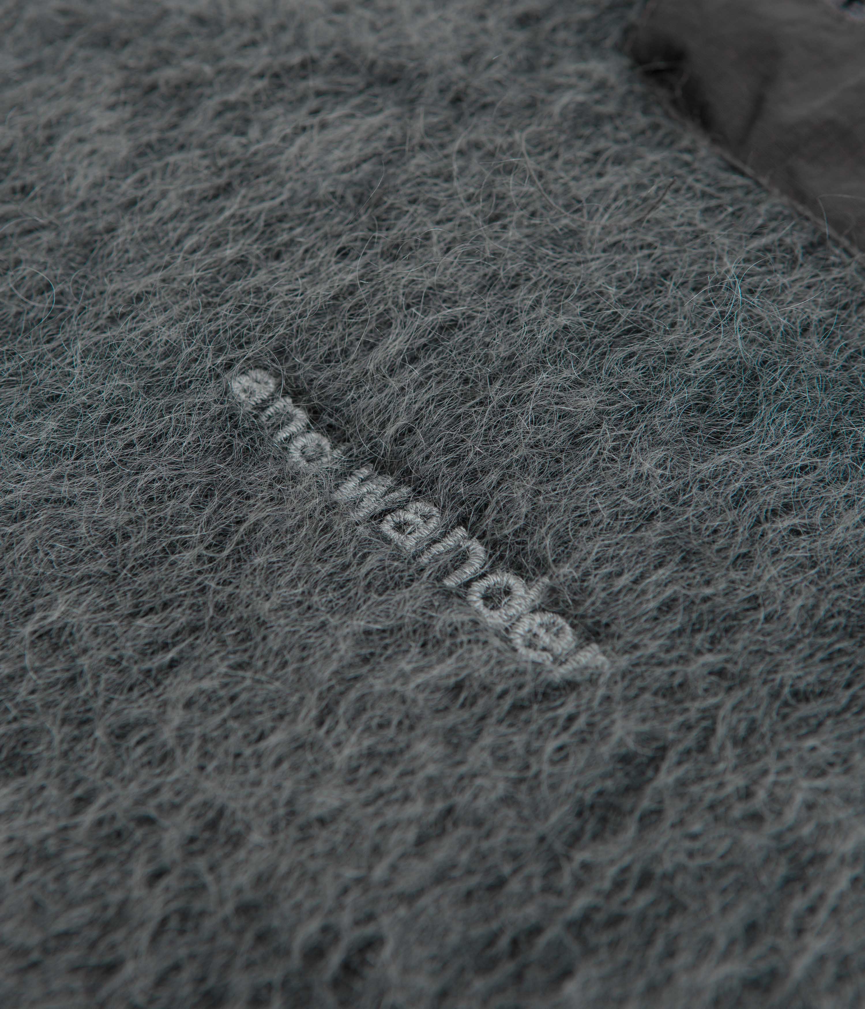and wander Mohair Wool Sweatshirt - Grey