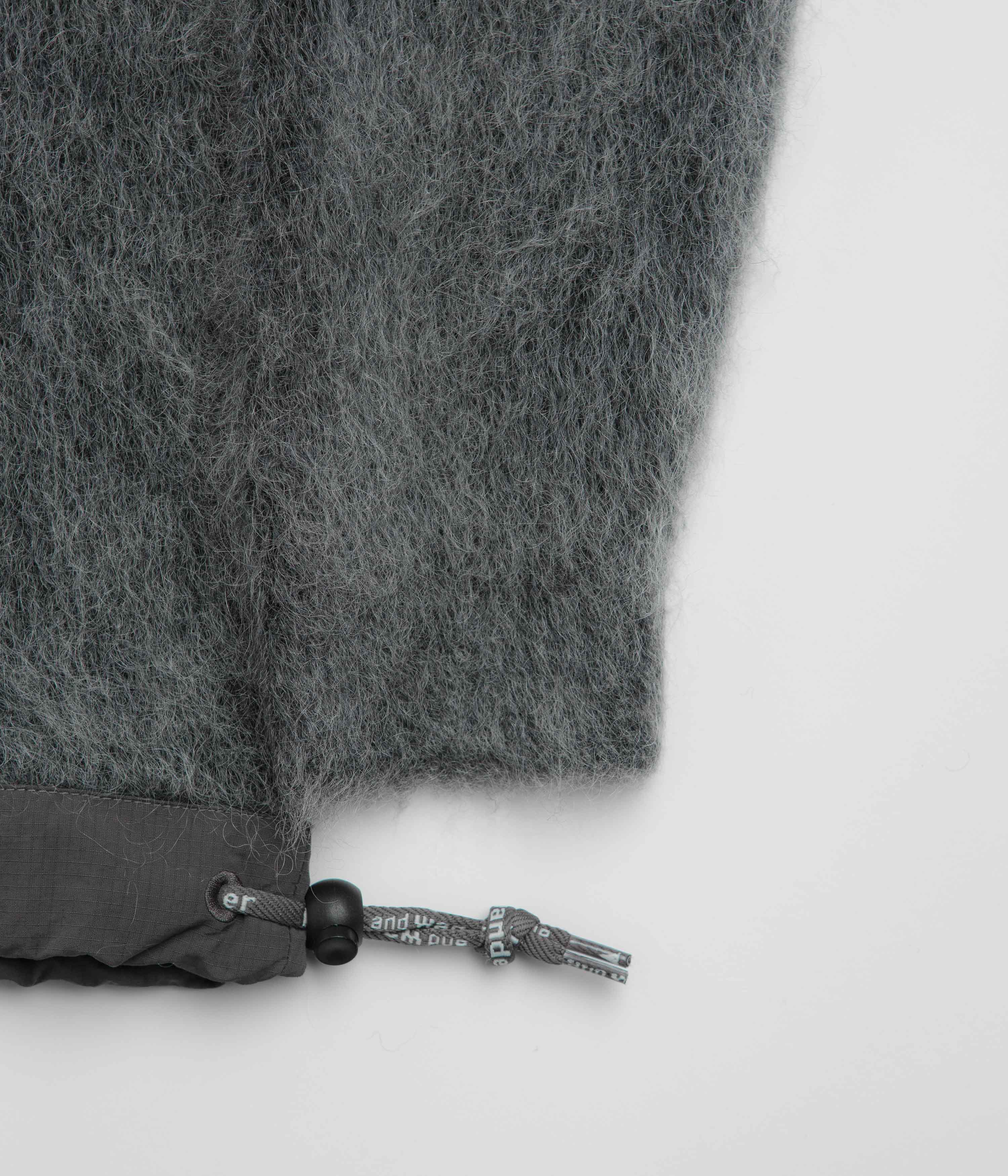 and wander Mohair Wool Sweatshirt - Grey