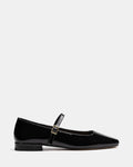 Aria Black Crinkle Patent Leather Mary Jane