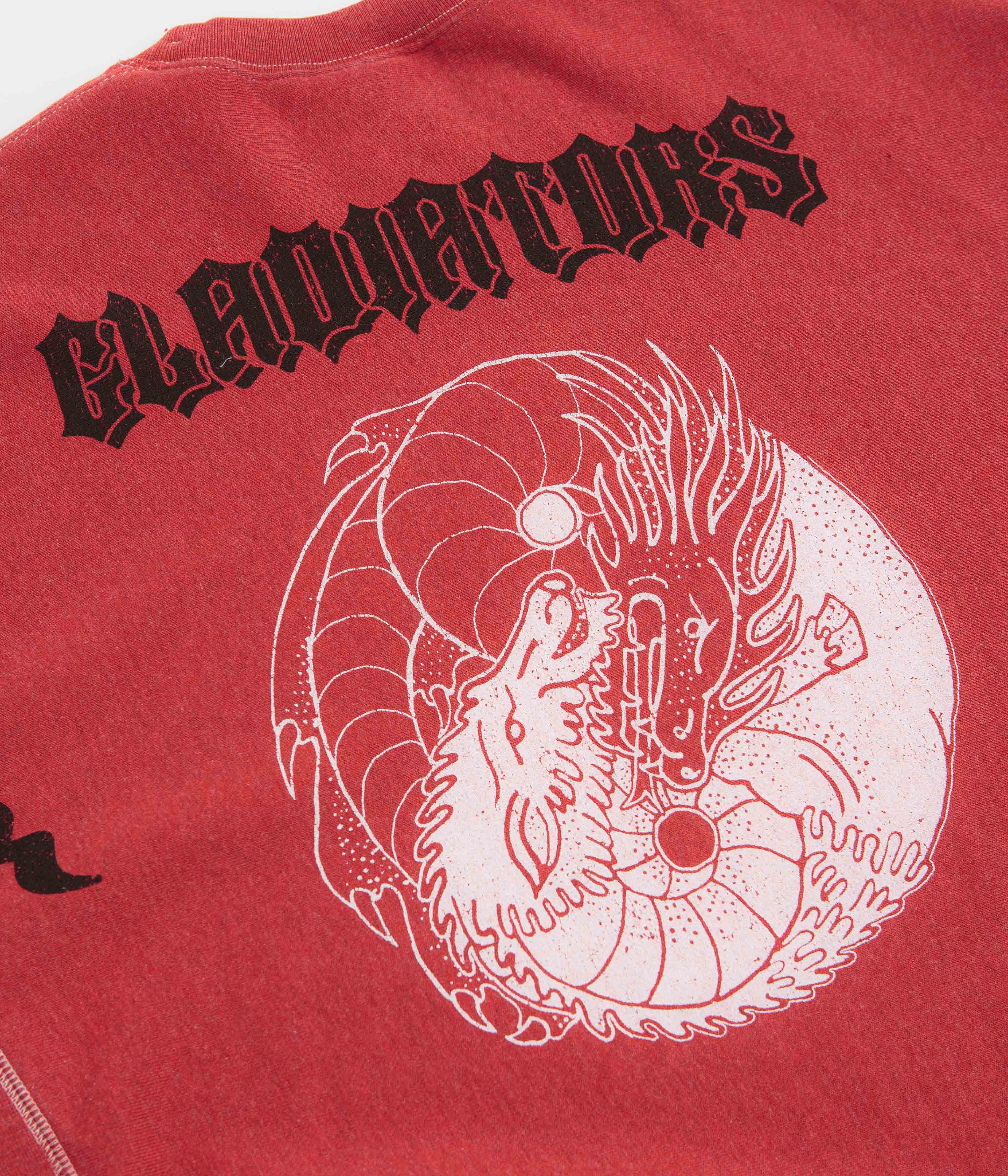 Champion x Aries Worry Crewneck Sweatshirt - Red