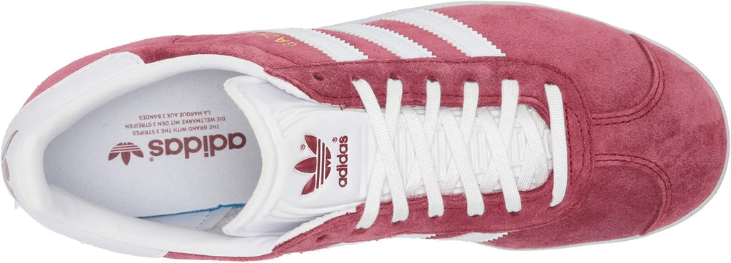 Men's adidas Gazelle Collegiate Burgundy/Ftwr Wht-Gld Mtllic (B41645)