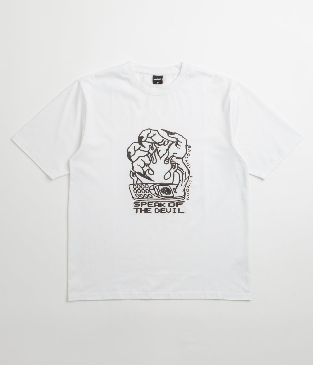 Baglady x DDF Speak Of The Devil T-Shirt - White