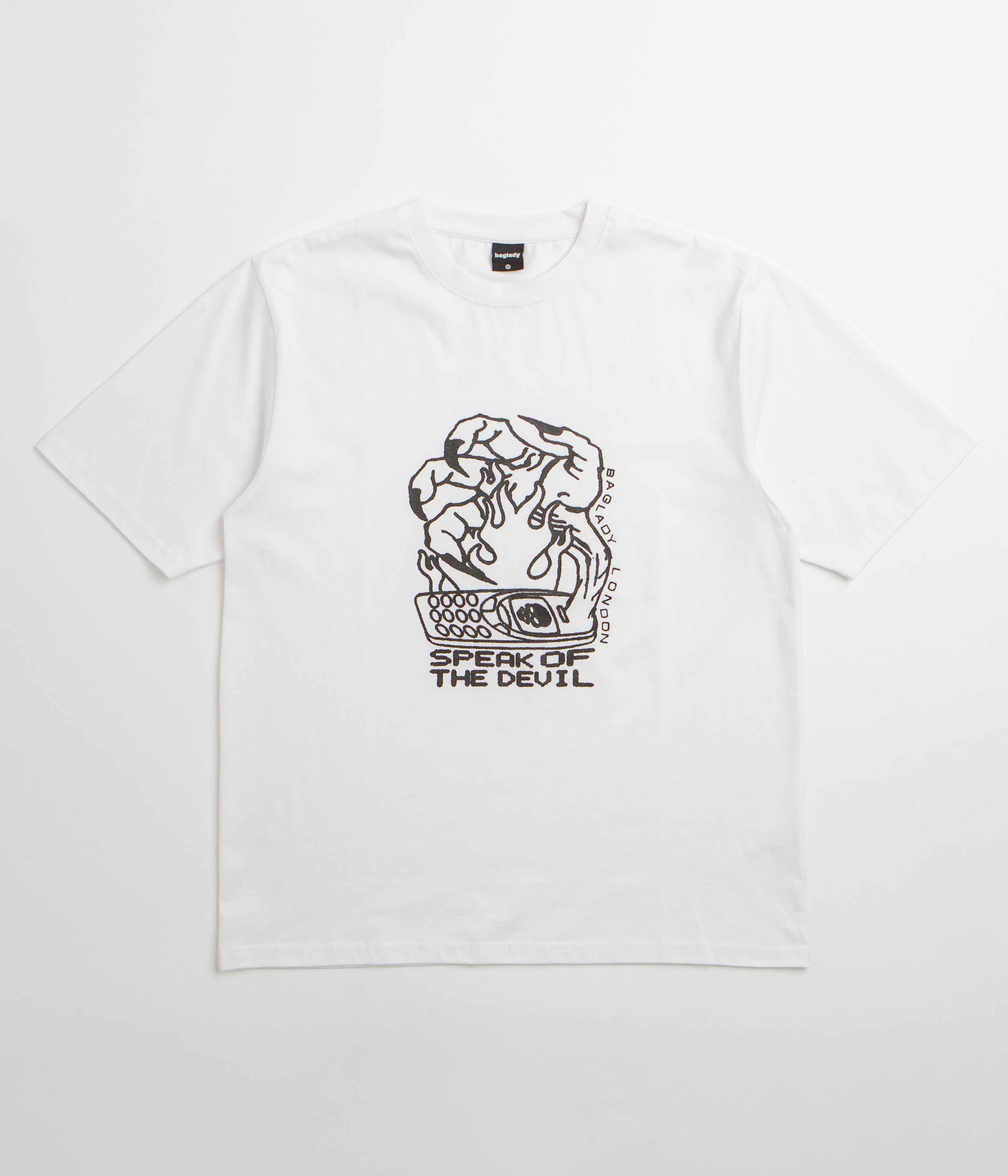 Baglady x DDF Speak Of The Devil T-Shirt - White