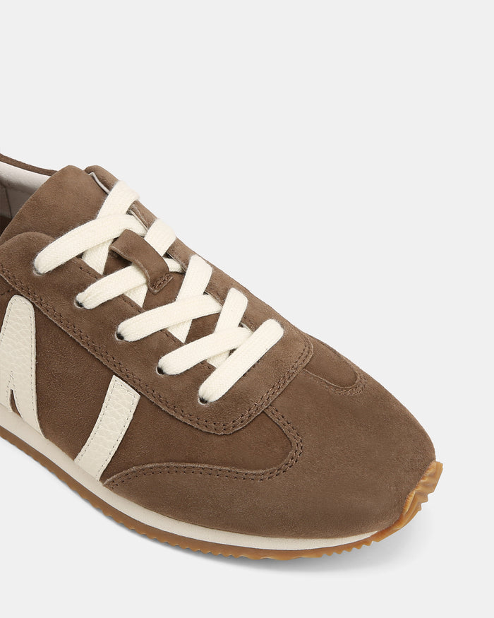 Billy Espresso Suede Leather Sneaker