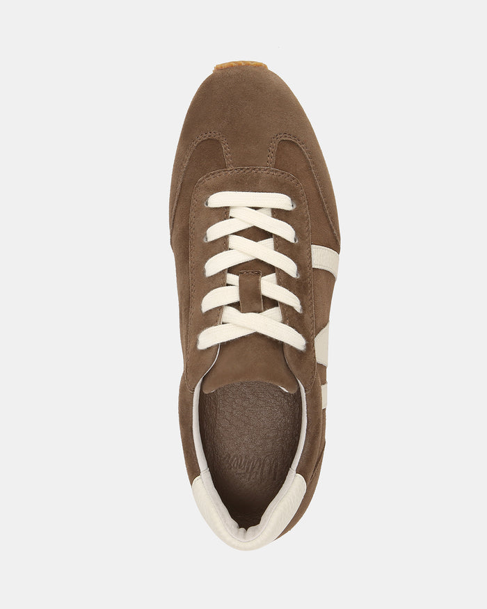 Billy Espresso Suede Leather Sneaker