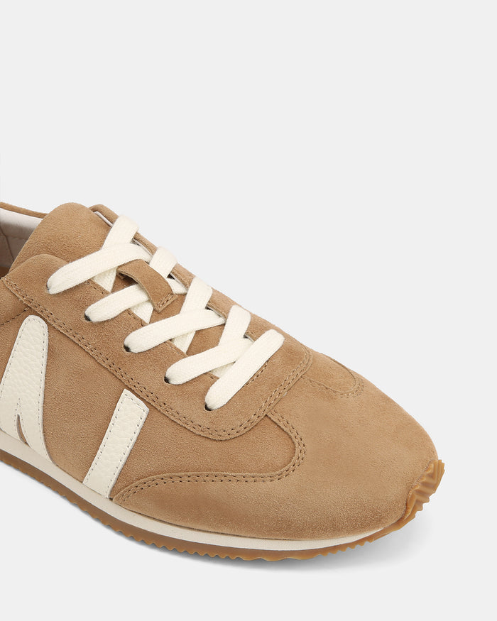 Billy Fawn Suede Leather Sneaker