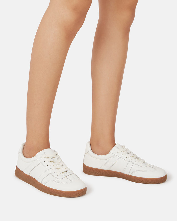 Boston Off White Leather Sneaker