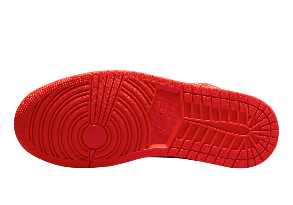 Women's Jordan 1 Mid "Syracuse" White/Habanero Red-White (BQ6472 116)