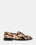 Brody Cowhide Print Leather Flat Loafers