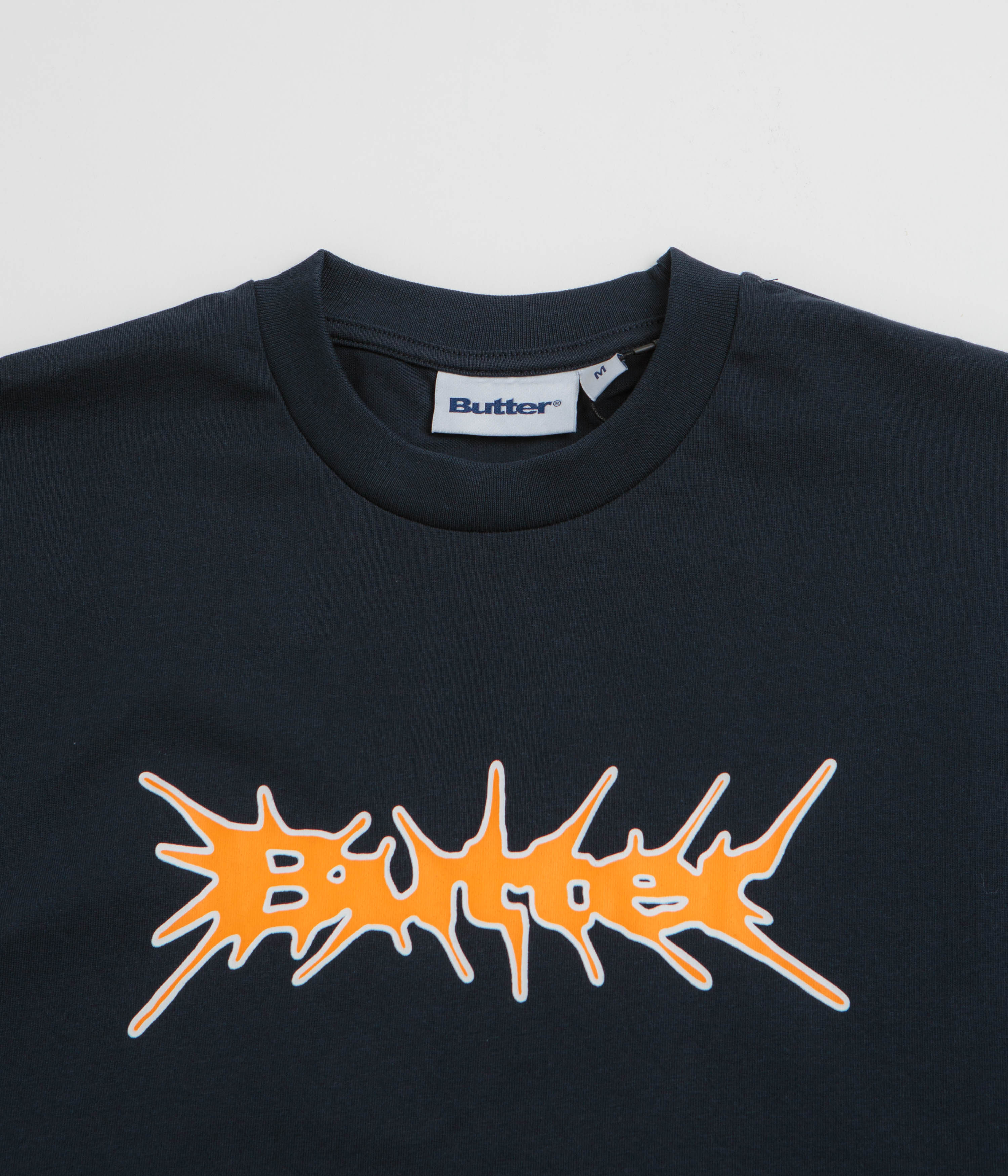 Butter Goods Nail Logo T-Shirt - Navy