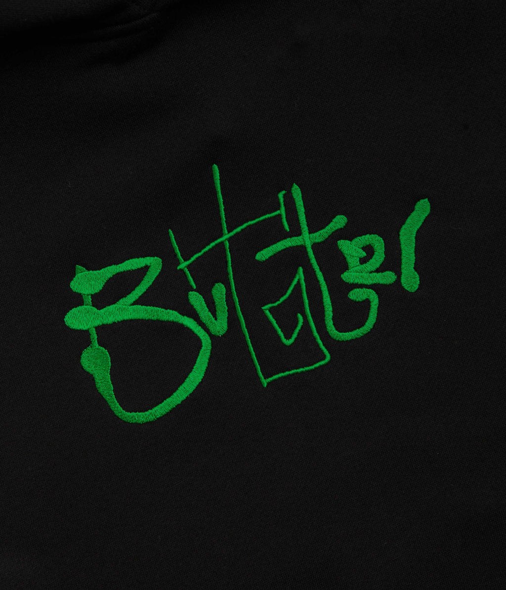 Butter Goods Scribble Hoodie - Black
