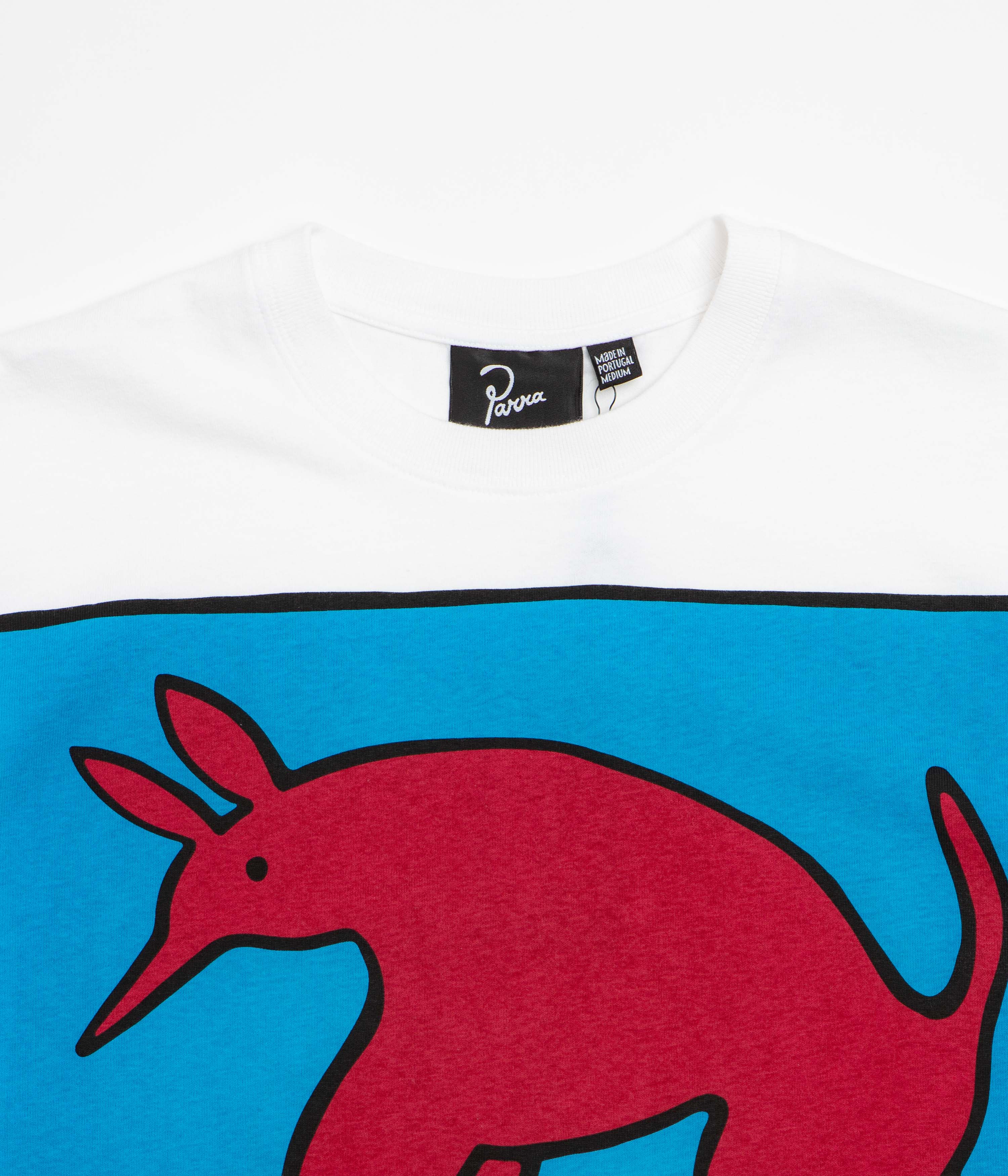 by Parra Bear Dog Hammer T-Shirt - White