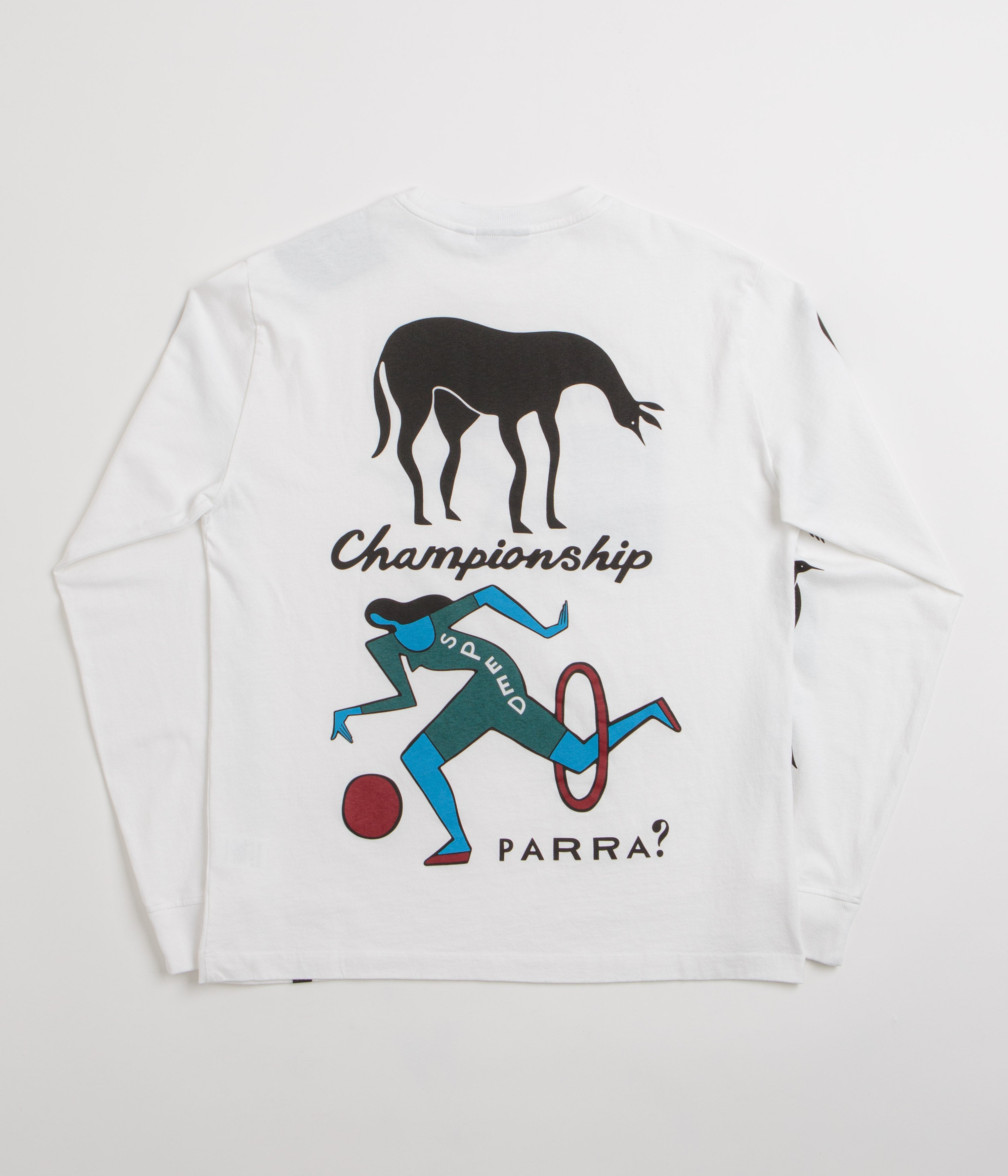 by Parra Divine Hammer Long Sleeve T-Shirt - White