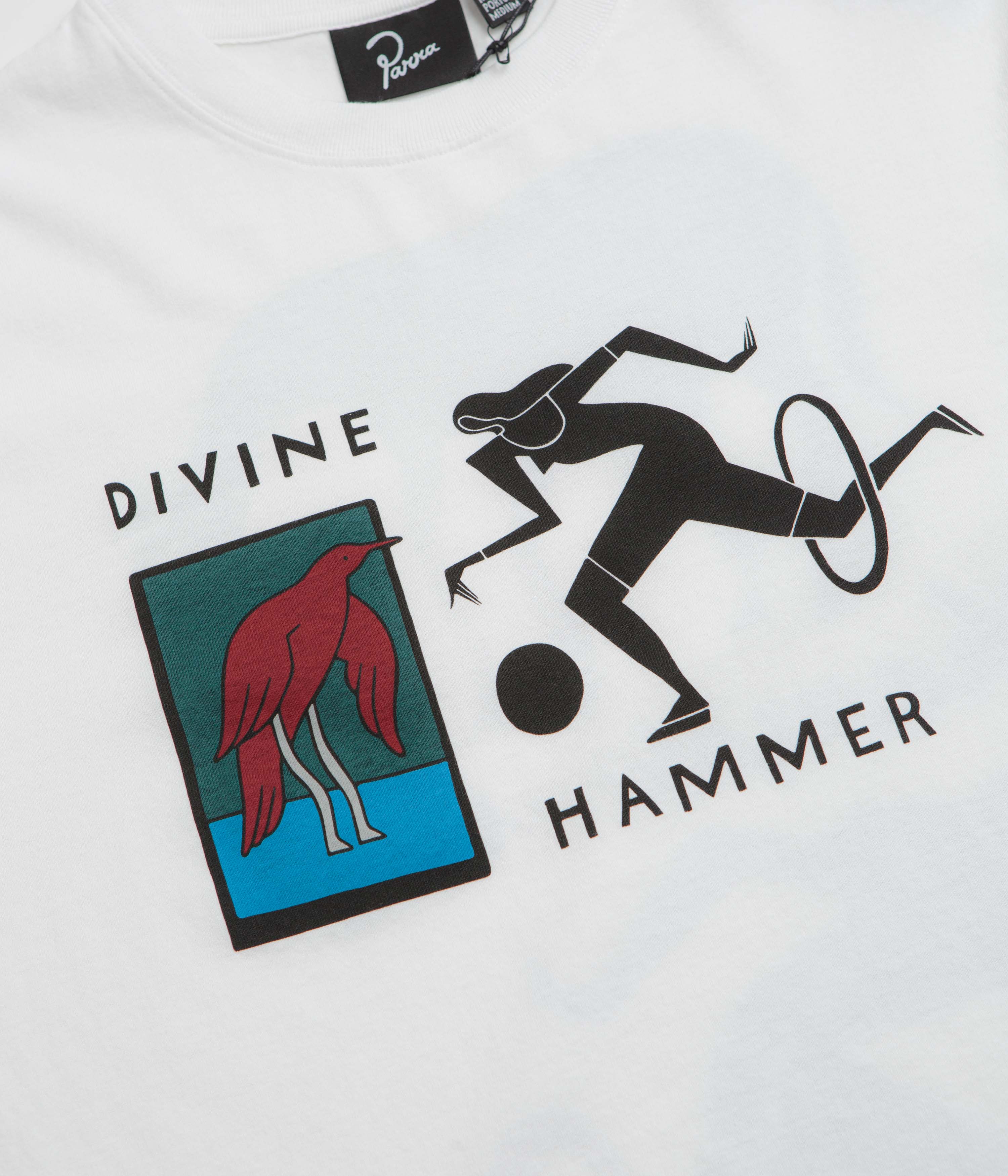 by Parra Divine Hammer Long Sleeve T-Shirt - White